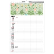 Familjekalender William Morris 2027